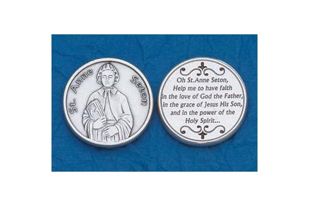25-Pack - Religious Coin Token - Saint Anne Seton