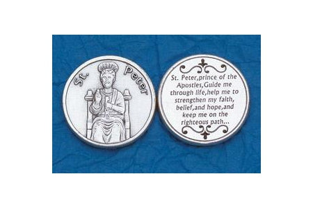 25-Pack - Religious Coin Token - Saint Peter