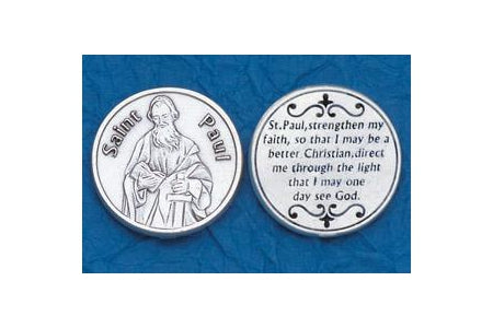 25-Pack - Religious Coin Token - Saint Paul
