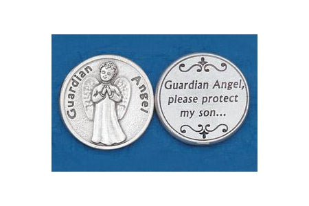 25-Pack - Religious Coin Token - Guardian Angel- Son-