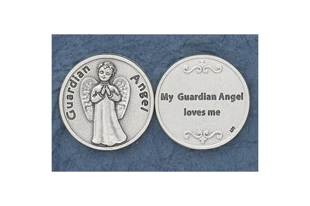 25-Pack - Religious Coin Token - My Guardian Angel Loves me-