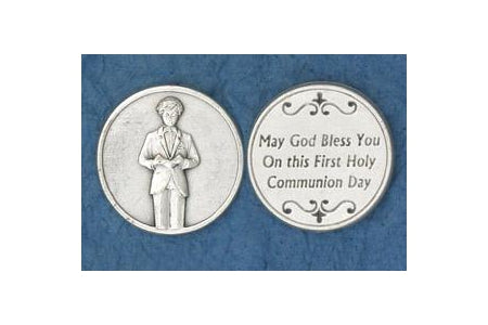 25-Pack - Coin- Boy Praying- May God Bless you