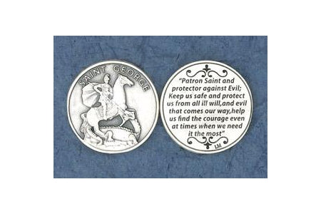 25-Pack - Religious Coin Token - Saint George