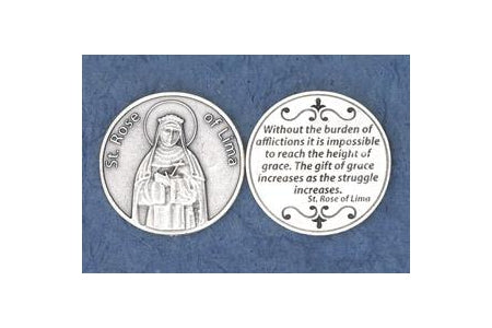 25-Pack - Religious Coin Token - Saint Rose of Lima