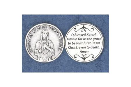 25-Pack - Religious Coin Token -Blessed Kateri Tekakwitha