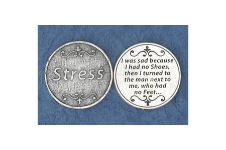 25-Pack - Religious Coin Token -Stress