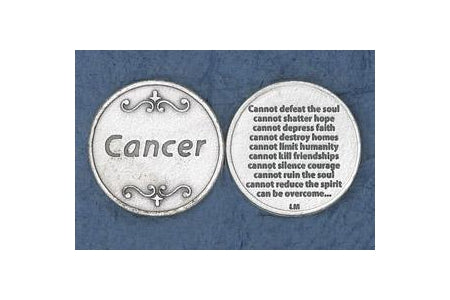 25-Pack - Religious Coin Token - Cancer