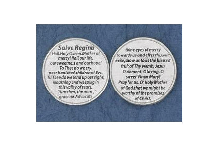 25-Pack - Religious Coin Token - Salve Regina