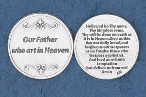 Religious Coin Token Our Father