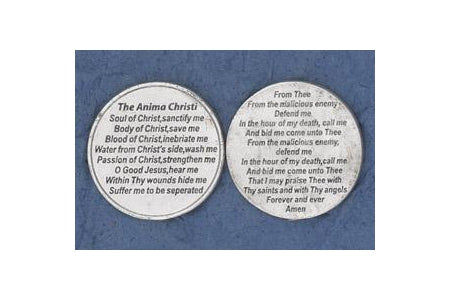 25-Pack - Religious Coin Token - The Anima Christi