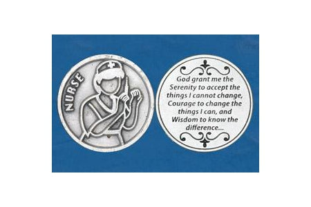 25-Pack - Religious Coin Token - Nurse's Serenity Prayer