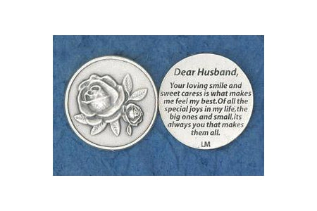 25-Pack - Religious Coin Token - Dear Husband