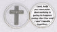 Lord, Remember' Silver Plated Pocket Token