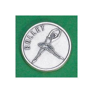 25-Pack - Sports Token with Ballet- Never Give Up, Champions Never Quit