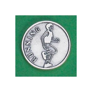 25-Pack - Sports Token with Runner- Never Give Up, Champions Never Quit