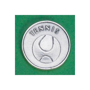 25-Pack - Sports Token with Tennis Ball- Never Give Up, Champions Never Quit