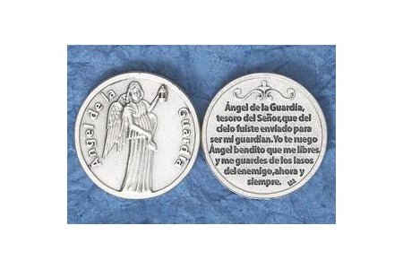 25-Pack - Silver Plated Token - Spanish Angel Guarda