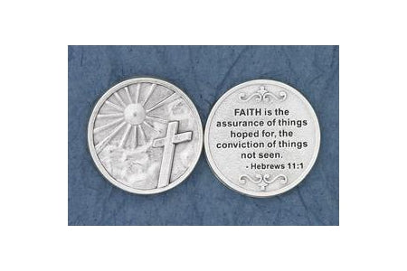 25-Pack - Faith is the assurance of things' (Hebrews 11: 1) - Silver Plated