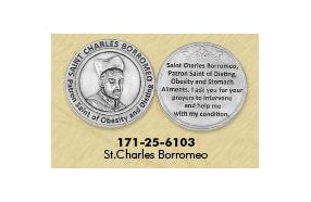 25-Pack - Healing Saint s Tokens - Saint Andrew Avelino- patron Saint of Strokes and High Blood Pressure - Silver Plated