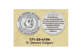 25-Pack - Healing Saint s Tokens - Saint Josemaria Escriva- patron Saint of Diabetes - Silver Plated