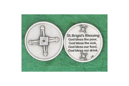 25-Pack - Irish Coin - Saint Brigid's Blessing