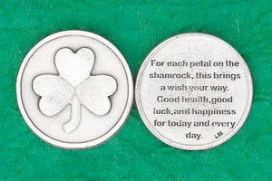 Irish Coin For each petal on the shamrock