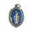 Silver-tone Miraculous Medal with Blue Enamel