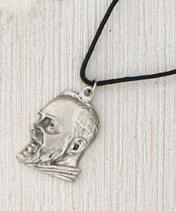 12-Pack - Padre Pio SIlhouette Pendant with Cord