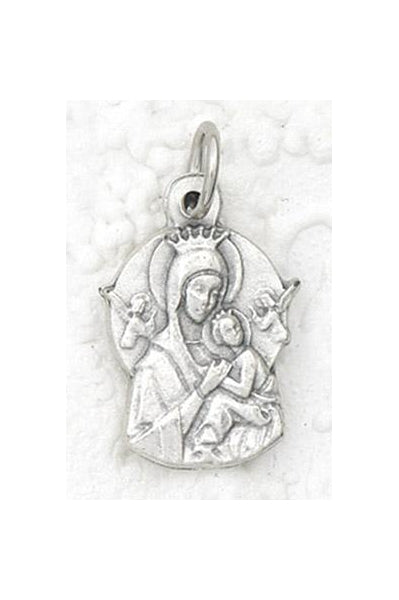 25-Pack - Our Lady of Perpetual Help Charm- Silver Plated