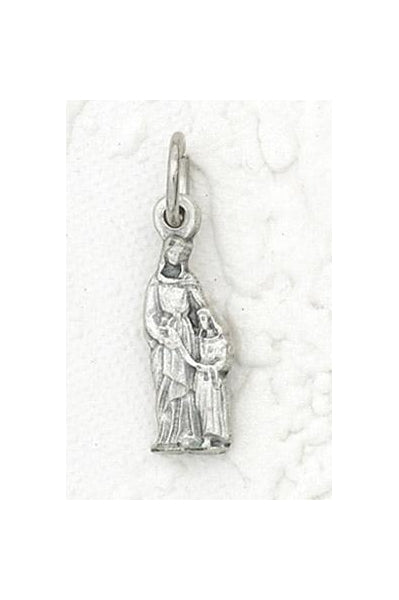 25-Pack - Saint Anne with Mary Charm- Silver Plated