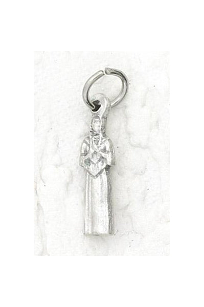 25-Pack - Blessed Kateri Charm- Silver Plated