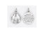 25-Pack - 3/4 inch Silver Plated Fatima Pendant with Prayer on back