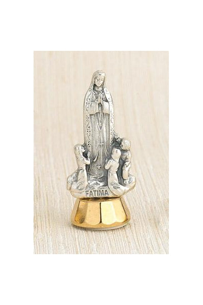 6-Pack - Lady of Fatima Mini Statue with adhesive base