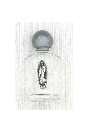 12-Pack - Holy Water Glass Bottle - Guadalupe