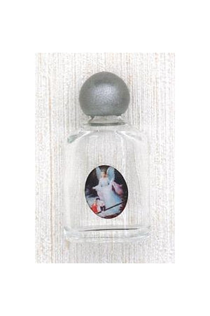 12-Pack - Glass Holy Water Bottle with Image of Guardian Angel