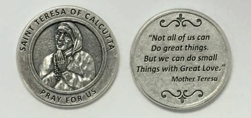 25-Pack - Religious Coin Token - Saint Teresa-