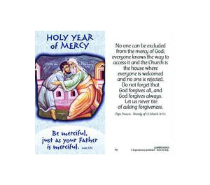 Holy Year of Mercy Holy Card (100 Pack)
