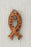 12-Pack - Wood Fish Pendant with Spanish writing 'Jesus es el Cristo' - Corded