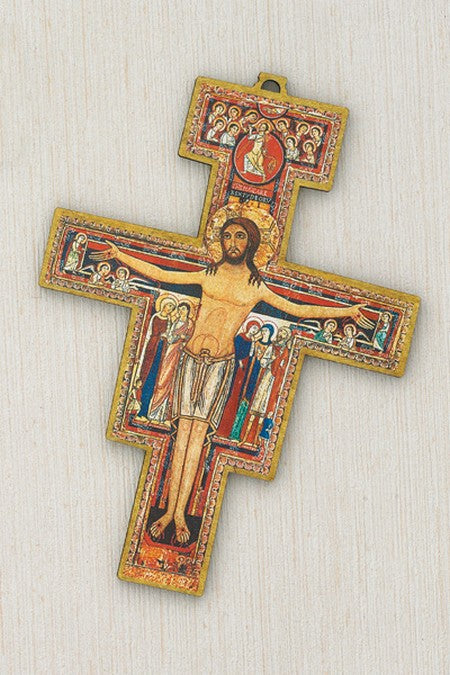 Fiberglass San Damiano Cross- 8 inch