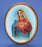 Large Oval Wooden Immaculate Heart Plaque- 17-inch Boxed