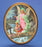Oval Wooden Guardian Angel Plaque- 17-inch Boxed