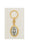 Gold and Silver Miraculous Medal Key Ring Boxed