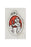 25-Pack - 3/4 inch Red Enamel Saint Christopher Pendant