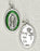 25-Pack - 3/4 inch Green Enamel Lady of Guadalupe Pendant