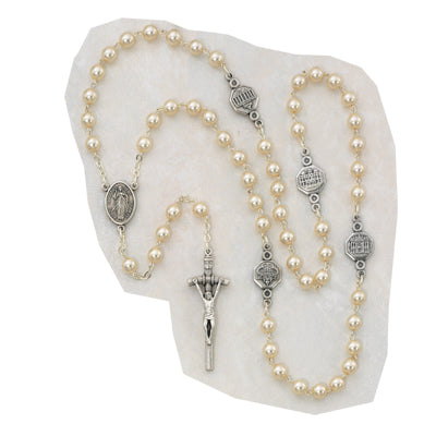 7MM Pearl Basilica Rosary
