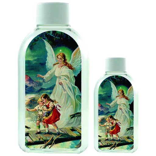 Large Plastic Holy Water Bottle - Guardian Angel