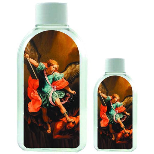 Small Plastic Holy Water Bottle - Saint Michael