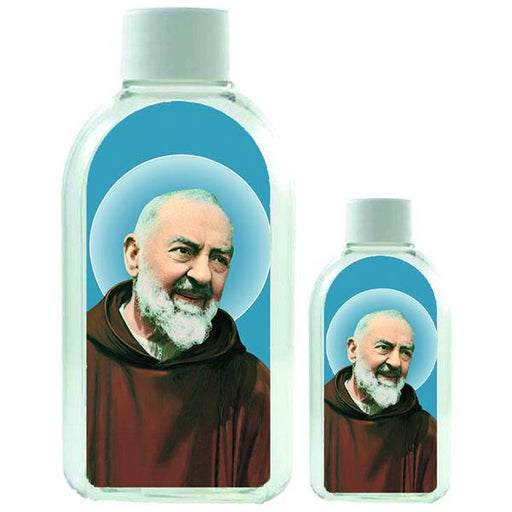 Large Plastic Holy Water Bottle - Saint Pio