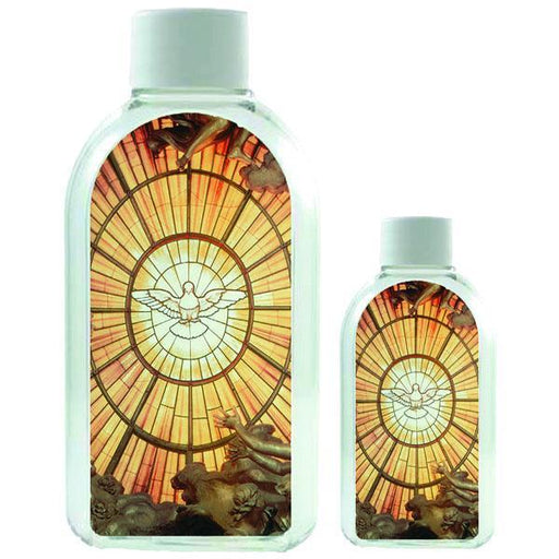 Large Plastic Holy Water Bottle - Holy Spirit