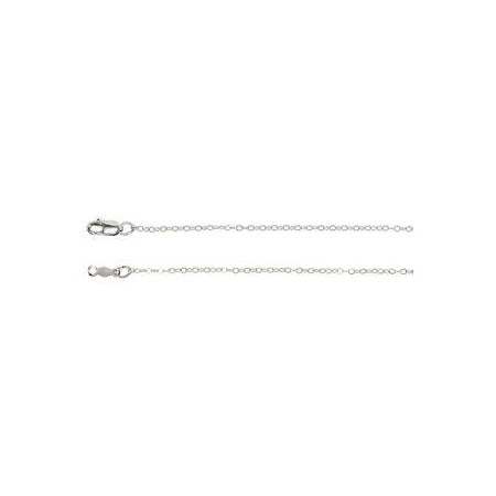 18-inch Cable Chain with Lobster Clasp - Sterling Silver